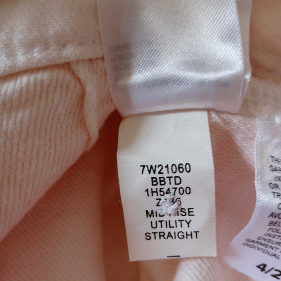 Lucky Brand Mid Rise Utility Straight Jeans Tie Dye - Picture 10 of 11